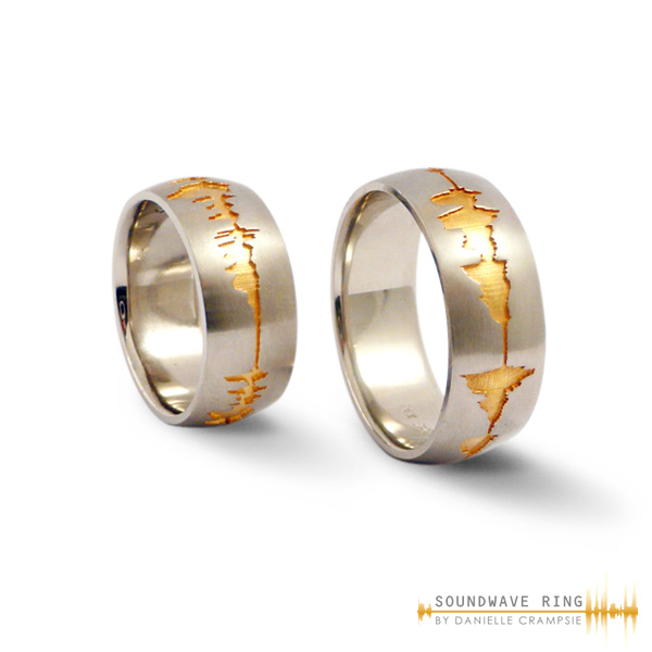 Wedding ring sound wave