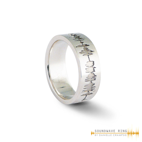 Ring with voice wave sales